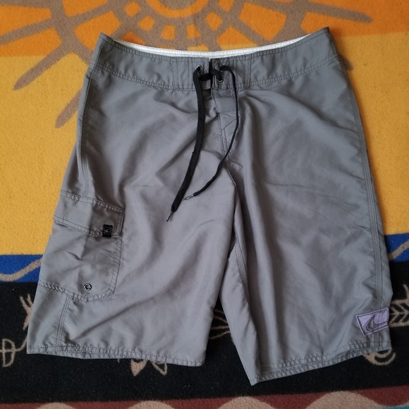O'Neill Gray Board Shorts - Picture 1 of 4